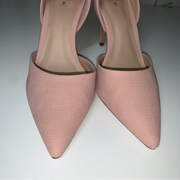 Call it Spring Heels Women’s Size 7 US Pink Vegan Pointy Toe D’Orsay Stiletto - Picture 5 of 9